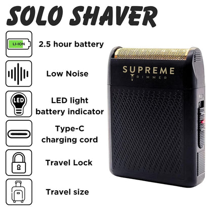 Solo Single Foil Shaver – Pocket-Sized USB-C Rechargeable Mini Razor