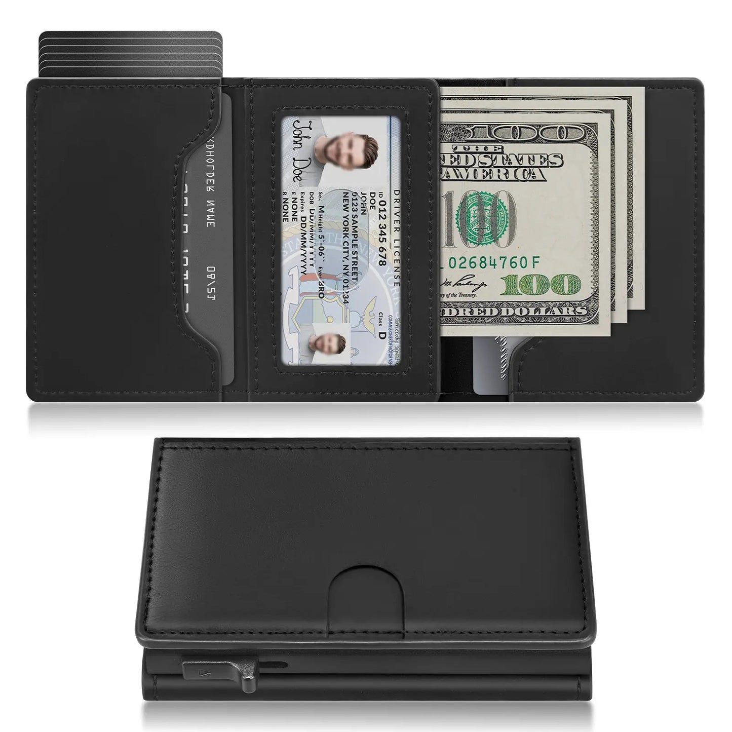 RFID Blocking Leather Wallet for Men