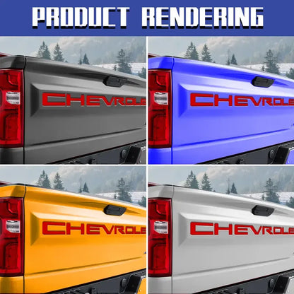 3D Raised Tailgate Letters – Premium ABS Overlay Trim Stickers