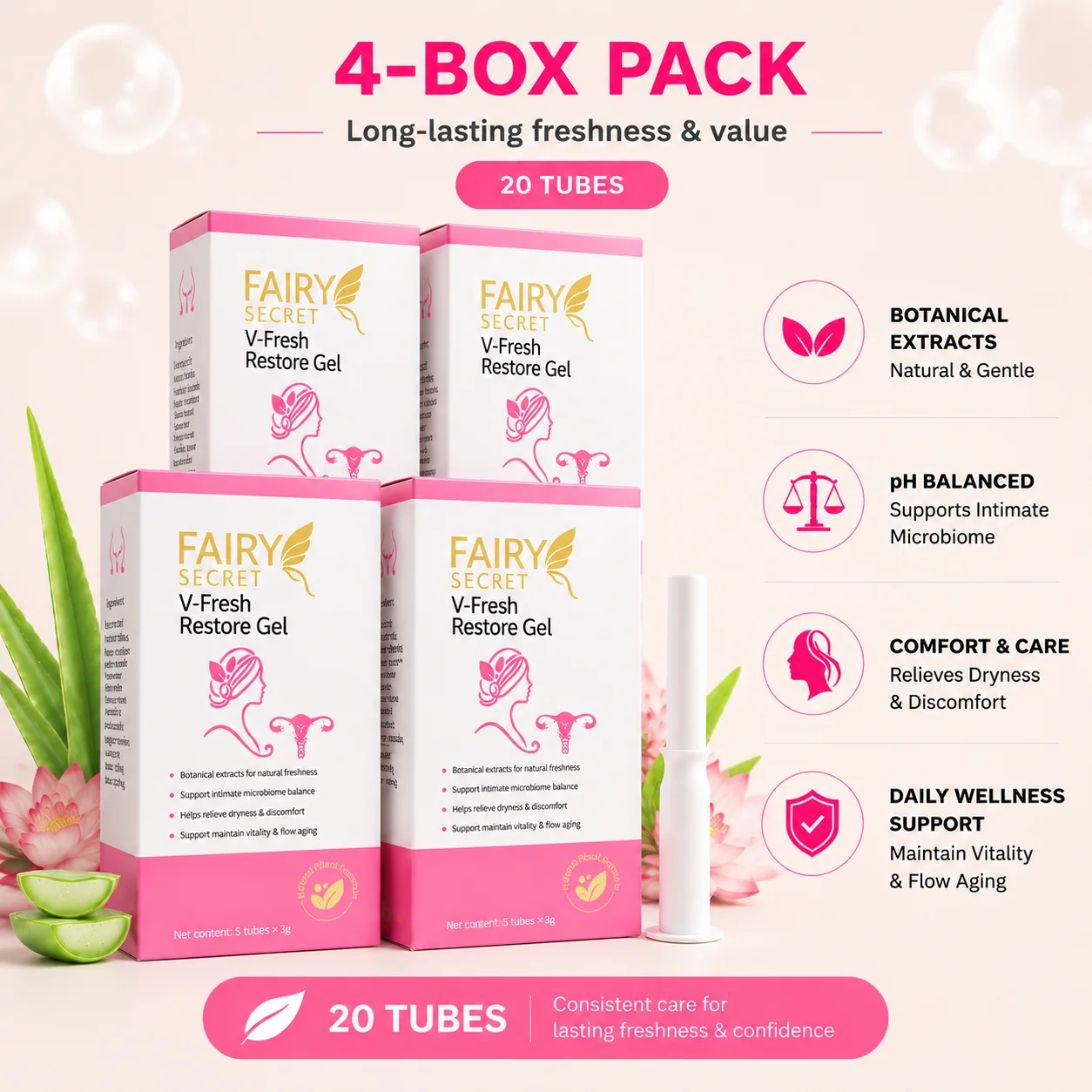 Women's pH Balance & Comfort Gel – Probiotic Botanical Formula