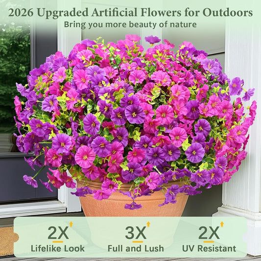 Artificial Flower Set – Realistic Outdoor & Home Decor