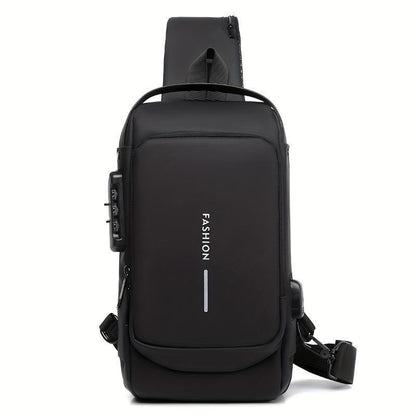 ProLock Anti-Theft Chest Bag – Combination Lock, Oxford Sling Pack