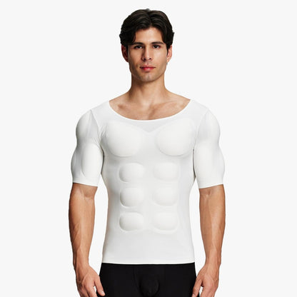 Men's Seamless Muscle-Enhancing T-Shirt – Instant Definition