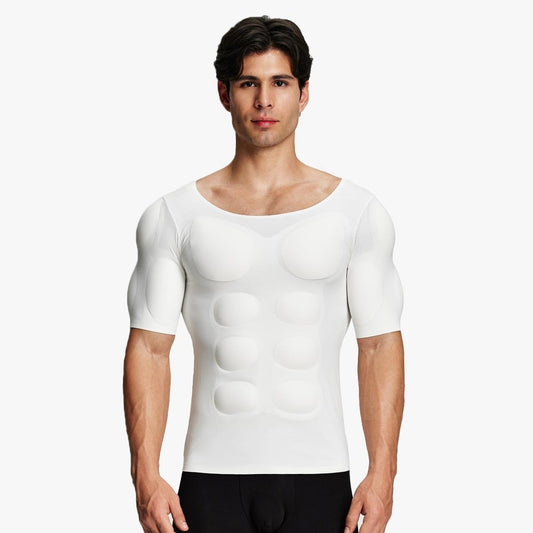 Men's Seamless Muscle-Enhancing T-Shirt – Instant Definition