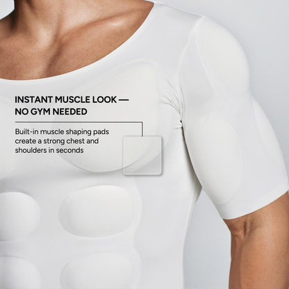 Men's Seamless Muscle-Enhancing T-Shirt – Instant Definition