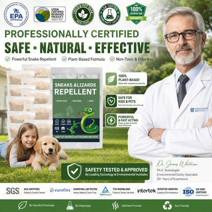 Natural Snake & Lizard Repellent Pouches – 10 Pack, Safe & Long-Lasting