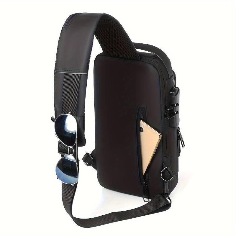 ProLock Anti-Theft Chest Bag – Combination Lock, Oxford Sling Pack