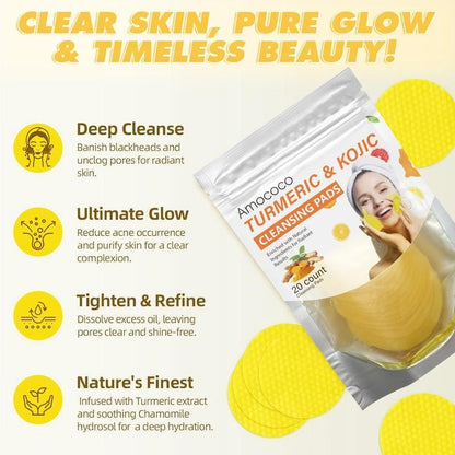 Gentle Acid Cleansing Pads – 20pk Daily Exfoliating Facial Treatment