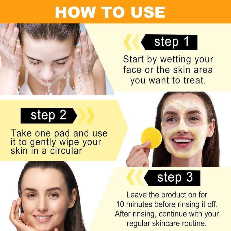 Gentle Acid Cleansing Pads – 20pk Daily Exfoliating Facial Treatment