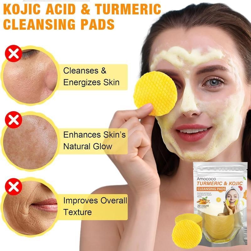 Gentle Acid Cleansing Pads – 20pk Daily Exfoliating Facial Treatment
