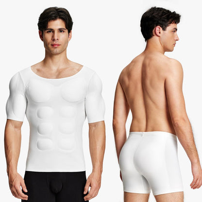 Men's Seamless Muscle-Enhancing T-Shirt – Instant Definition