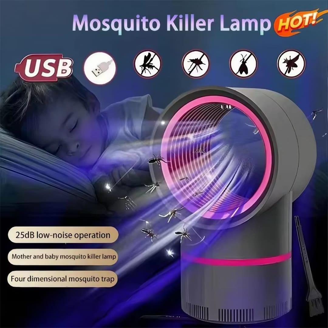 Whisper-Quiet UV Mosquito Trap – Chemical-Free, Portable for Bedroom & Travel