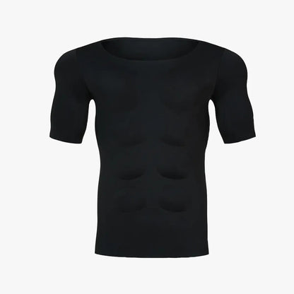 Men's Seamless Muscle-Enhancing T-Shirt – Instant Definition