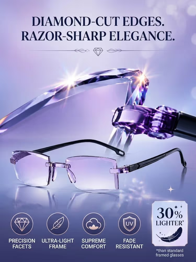 Intelligent Dual Focus Reading Glasses with Blue Light Filtering