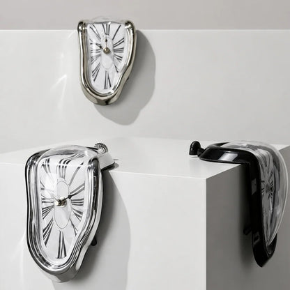 Melting Clock – Salvador Dalí Inspired Surrealist Desk Sculpture