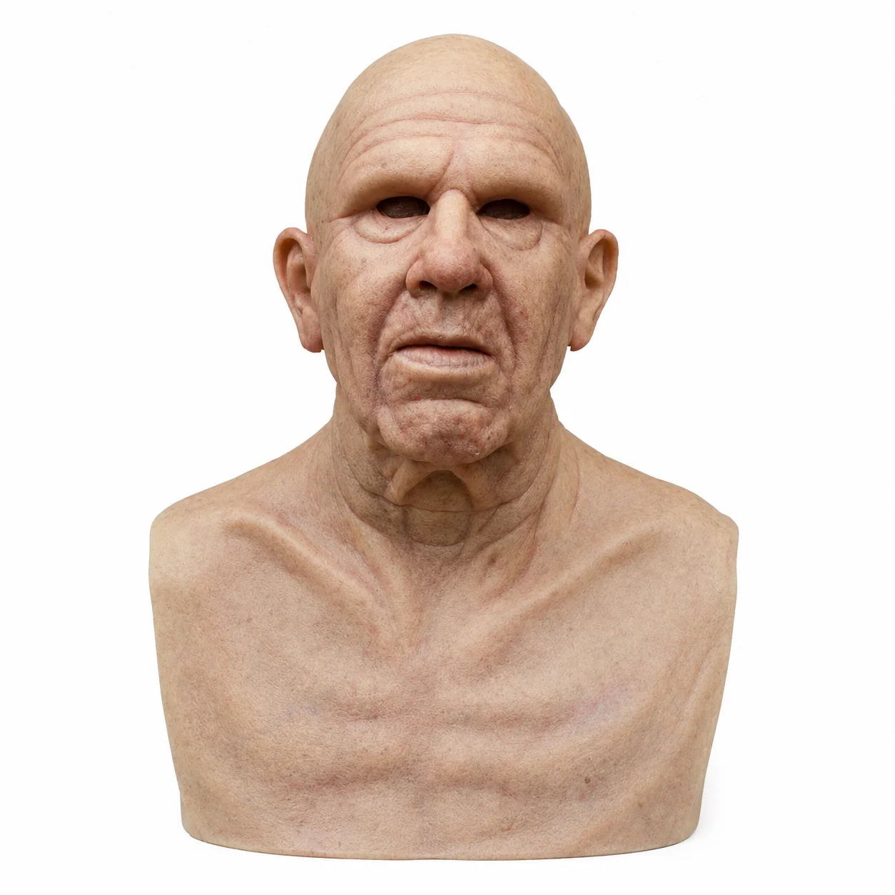 Halloween Old Man Mask – Realistic Latex Full Head Costume Mask