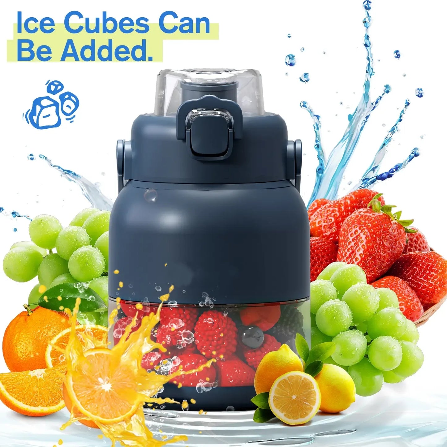 Portable Blender 43oz – USB-C Rechargeable, BPA-Free Smoothie Cup