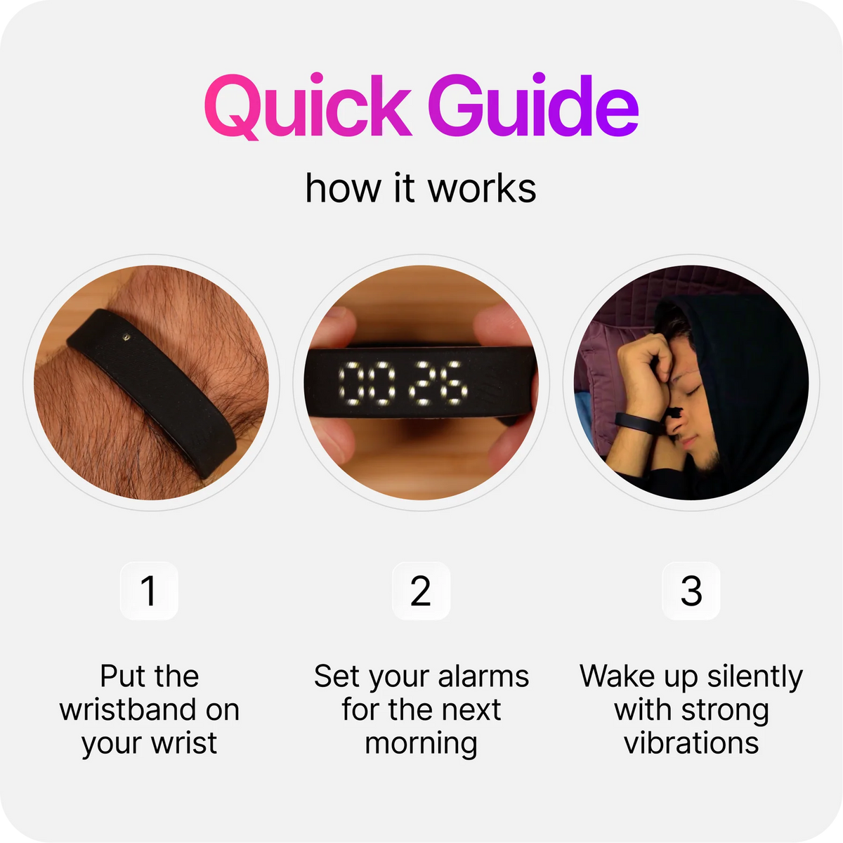 Premium Wrist Alarm – A Gentle Wake-Up Solution for ADHD & Autistic Kids