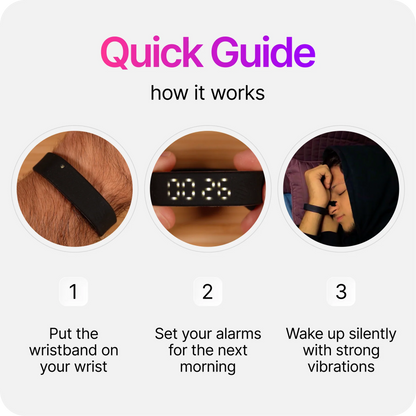 Premium Wrist Alarm – A Gentle Wake-Up Solution for ADHD & Autistic Kids