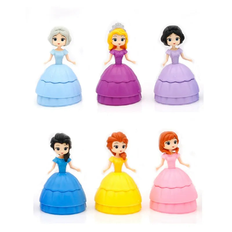 Princess Prefilled Easter Eggs Surprise Toy Basket Stuffers for Girls 6/12 Pack