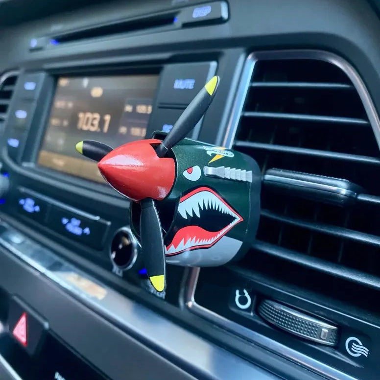 Air Freshener P-40 Warhawk Fighter Plane Model – Creative Propeller Car Fragrance