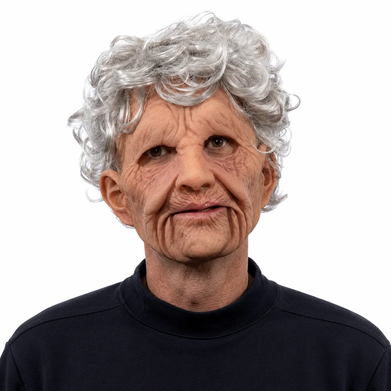 Halloween Old Man Mask – Realistic Latex Full Head Costume Mask