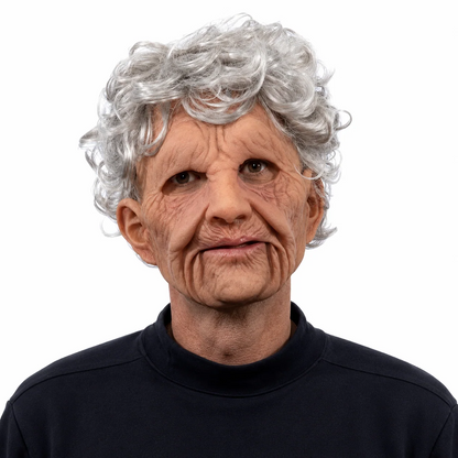 Halloween Old Man Mask – Realistic Latex Full Head Costume Mask