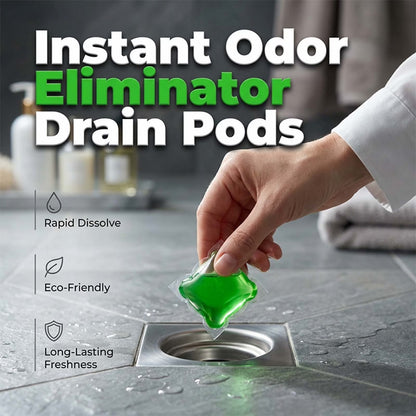 Drain Deodorizer Pods – Long-Lasting Pipe Freshener Beads for Kitchens & Bathrooms