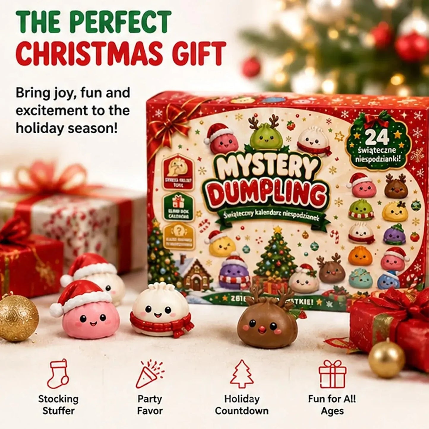 2026 Christmas Fidget Toy Advent Calendar – 24 Days of Stress Relief & Holiday Fun