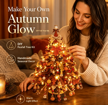 DIY Beaded Christmas Tree Kit – Sparkling Holiday Decoration with Fairy Lights