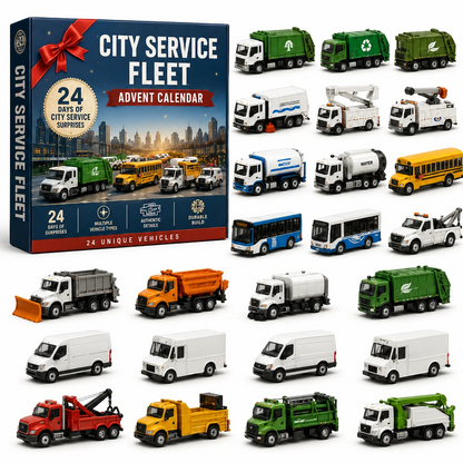 2026 Farm Advent Calendar – 24 Mini Farm Vehicle Decorations