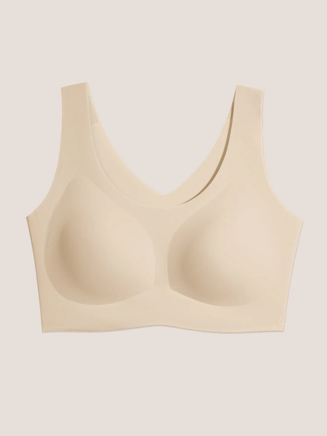 Seamless Pull-On Bralette – Full Coverage, Wide Straps, Smart Stretch Fabric