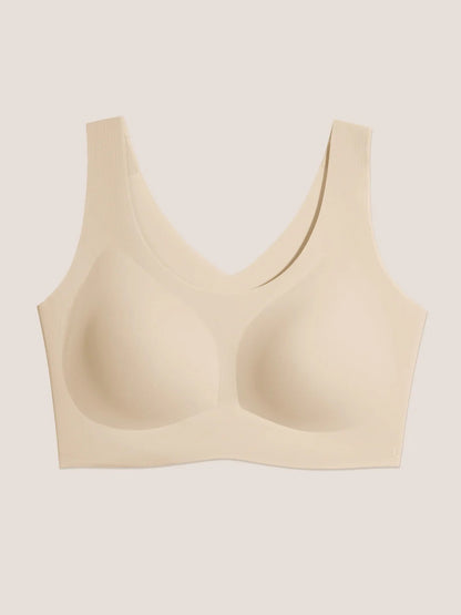 Seamless Pull-On Bralette – Full Coverage, Wide Straps, Smart Stretch Fabric
