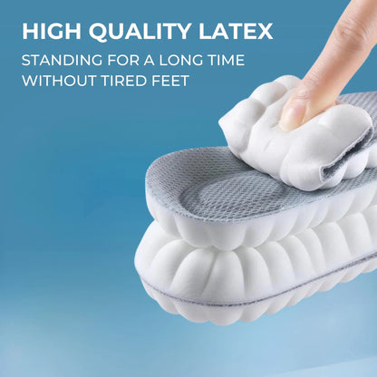 4D Cloud Insoles for Men Women - Anti Fatigue Shock Absorption Pain Relief 2 Pairs