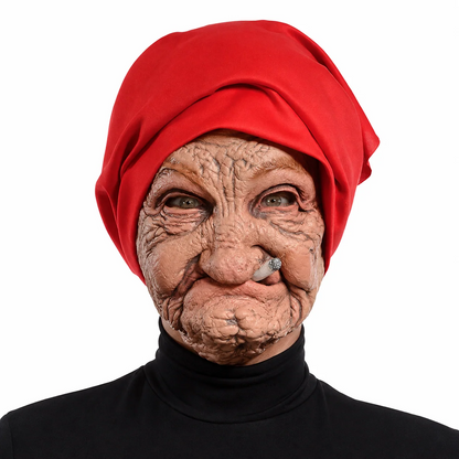 Halloween Old Man Mask – Realistic Latex Full Head Costume Mask