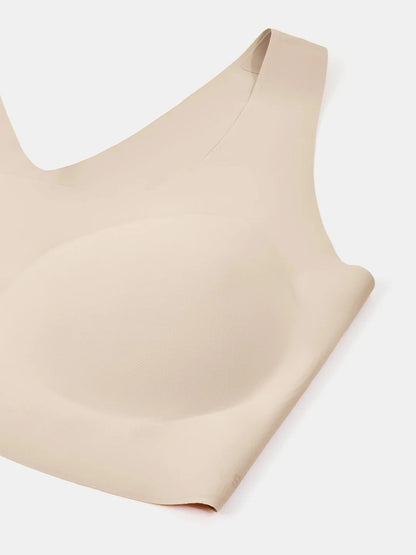 Seamless Pull-On Bralette – Full Coverage, Wide Straps, Smart Stretch Fabric