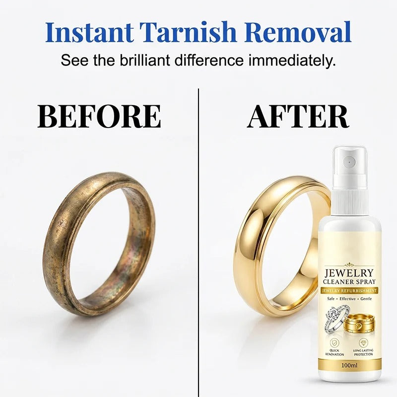 Instant Jewelry Cleaner Spray – Buy 1 Get 1 Free🔥Restore Brilliance in Seconds
