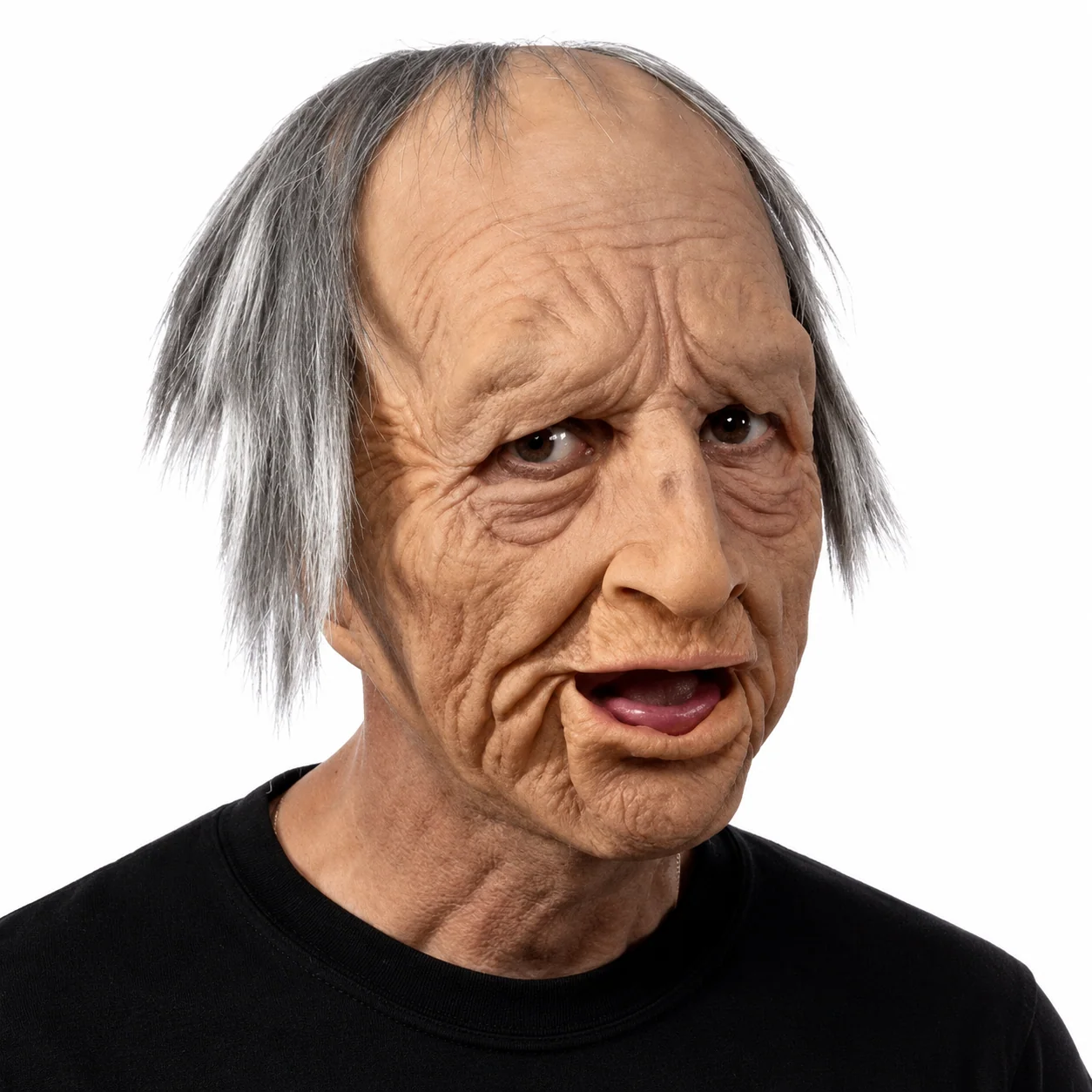Halloween Old Man Mask – Realistic Latex Full Head Costume Mask