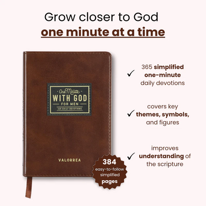 One Minute with God for Men – Daily Devotional