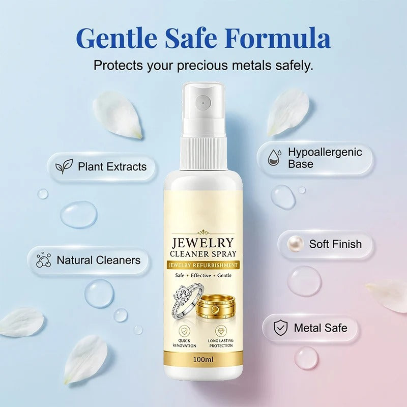 Instant Jewelry Cleaner Spray – Buy 1 Get 1 Free🔥Restore Brilliance in Seconds