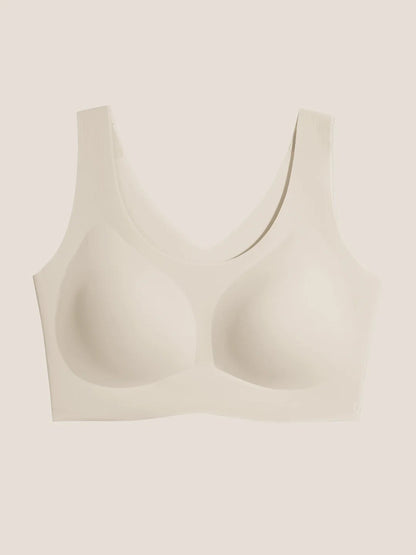 Seamless Pull-On Bralette – Full Coverage, Wide Straps, Smart Stretch Fabric