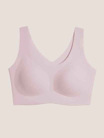 Seamless Pull-On Bralette – Full Coverage, Wide Straps, Smart Stretch Fabric