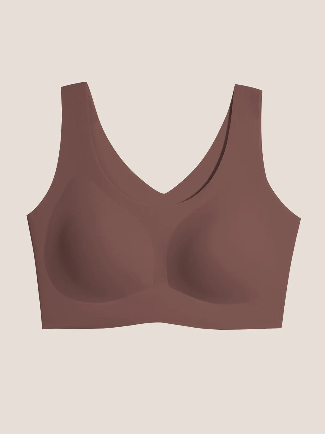 Seamless Pull-On Bralette – Full Coverage, Wide Straps, Smart Stretch Fabric