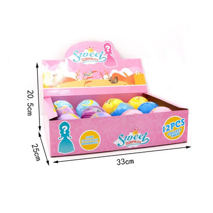 Princess Prefilled Easter Eggs Surprise Toy Basket Stuffers for Girls 6/12 Pack