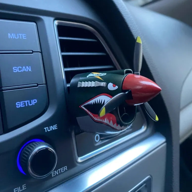 Air Freshener P-40 Warhawk Fighter Plane Model – Creative Propeller Car Fragrance