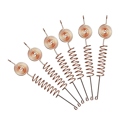 6 Pack 99% Pure Copper Electroculture Kit – 10-Gauge Stakes & Rings