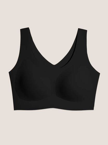 Seamless Pull-On Bralette – Full Coverage, Wide Straps, Smart Stretch Fabric