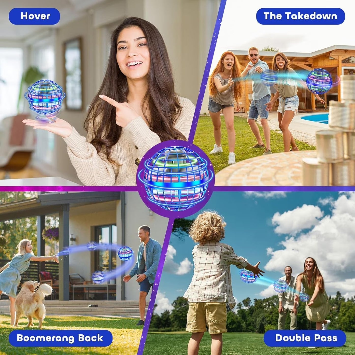 💥Buy 1 Get 1 Free💥Cosmic Fly Ball Hover Spinner Toy for Kids & Teens