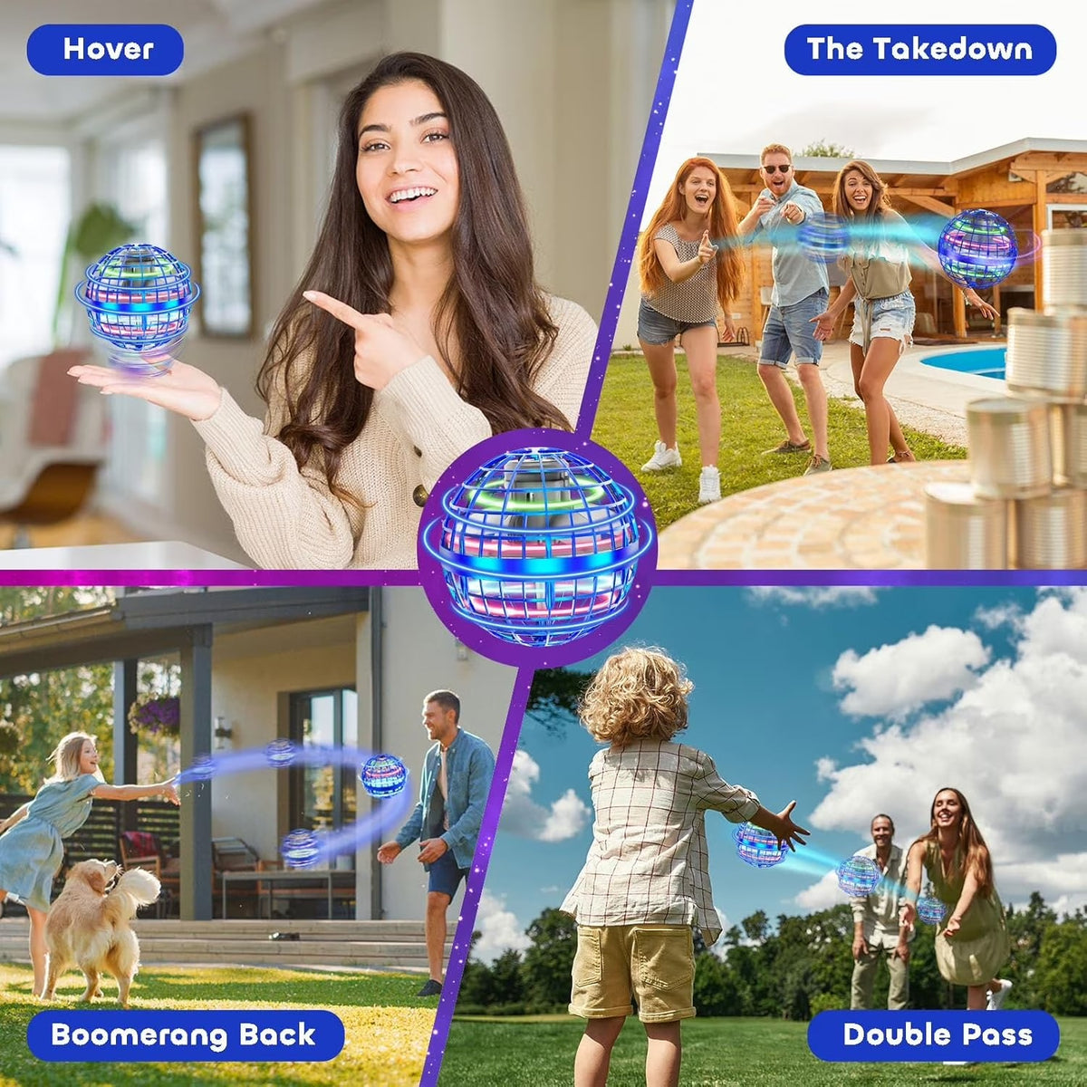 💥Buy 1 Get 1 Free💥Cosmic Fly Ball Hover Spinner Toy for Kids & Teens