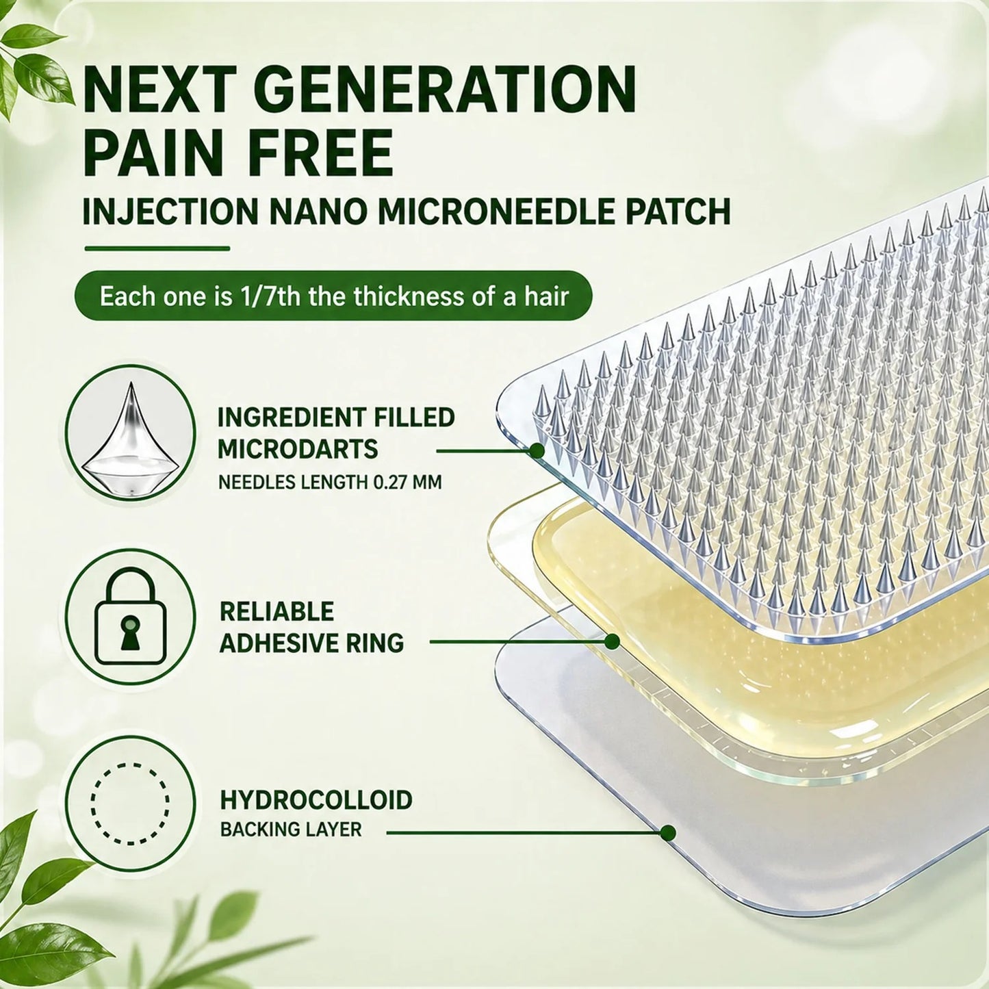 Berberine 10-in-1 Micro-Tip Wellness Patch – Advanced Transdermal Support